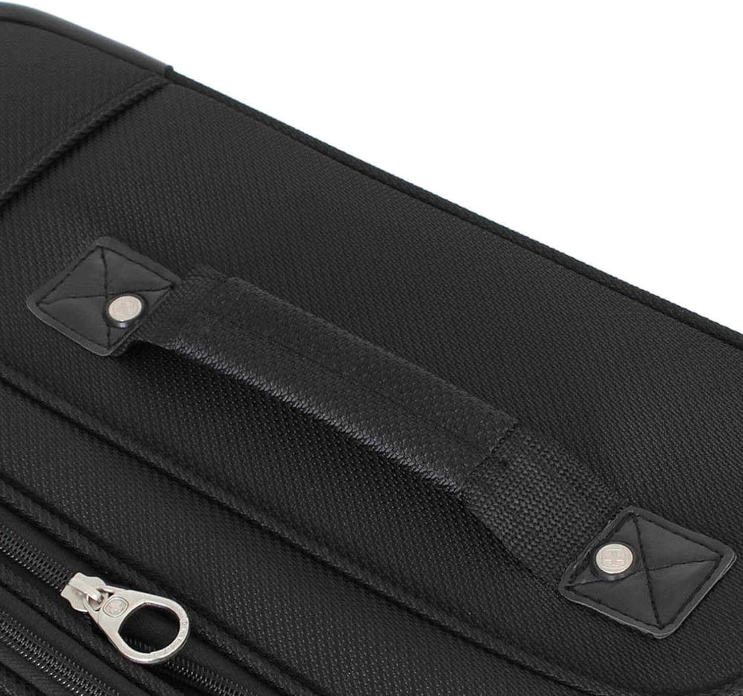 SwissGear Sion Softside Expandable Luggage, Black, 3 - Piece Set (21/25/29) - Bag X