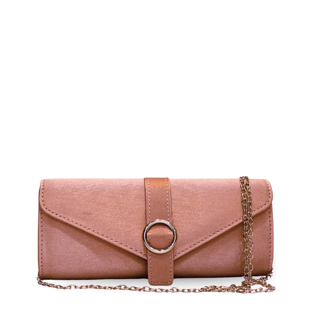 Sonata Rose Gold - Leftover women's wallet & clutch in gold by Bag X
