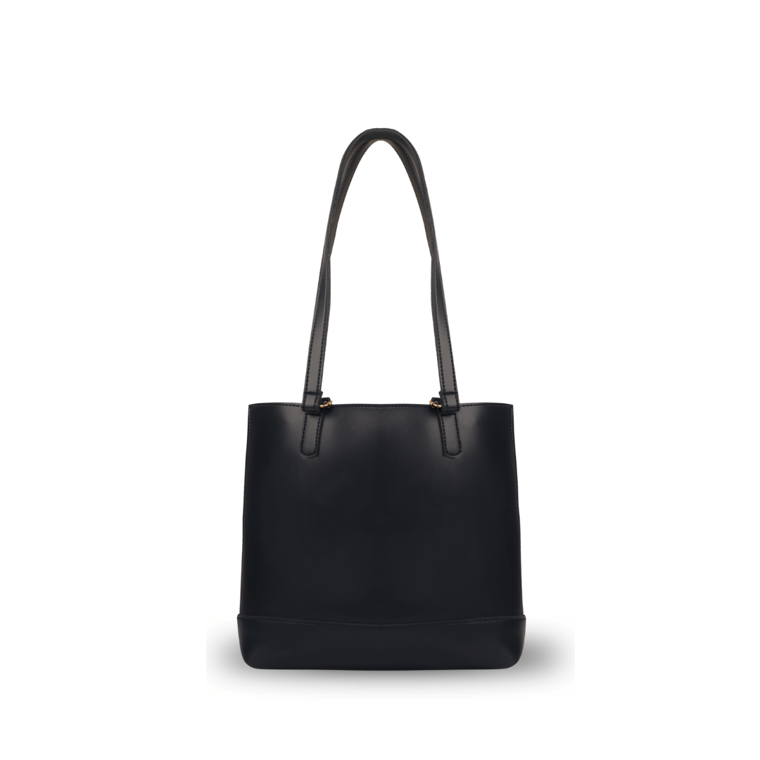 Sophia 1 Pc Black women's tote bag in black by Bag X