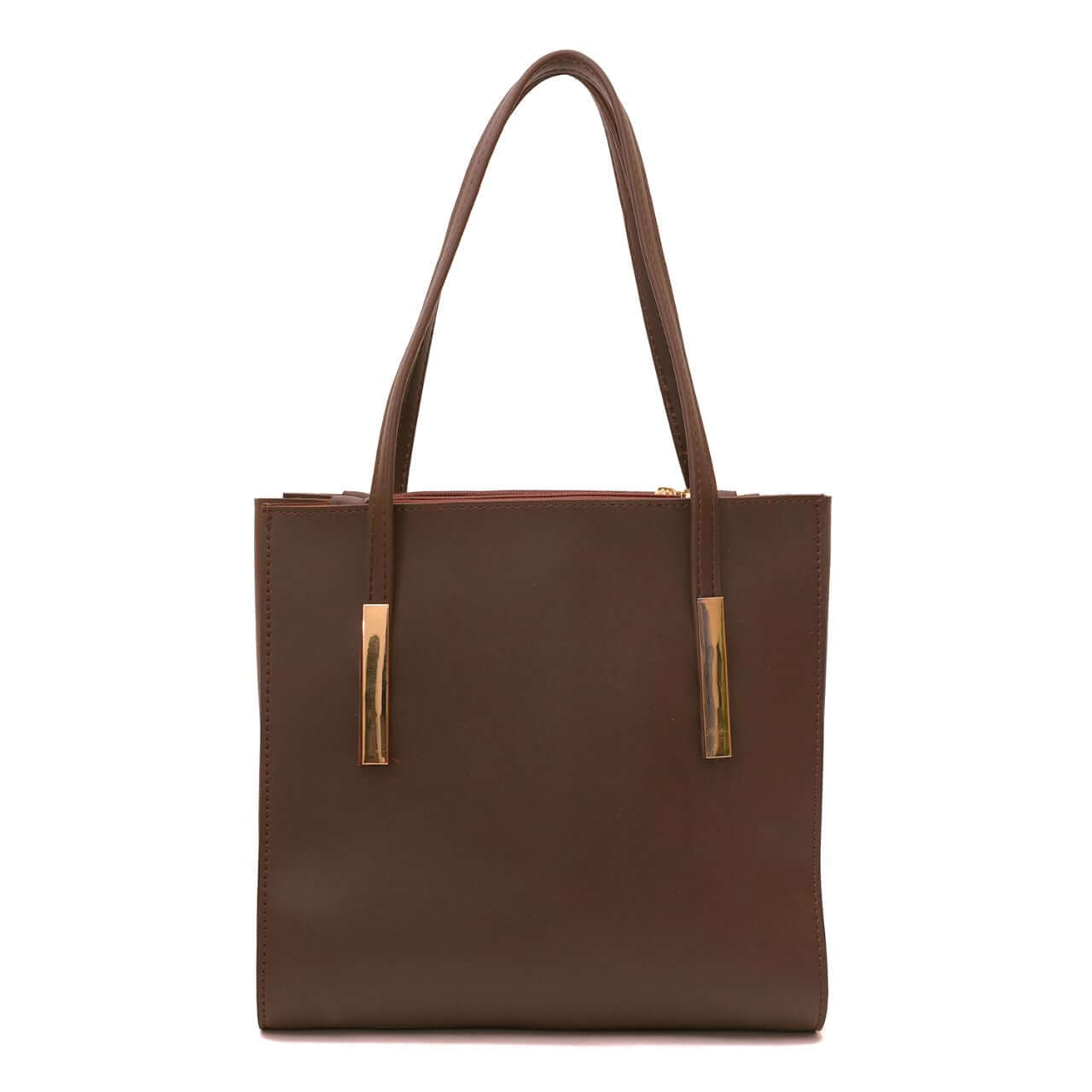 Canva Brown women's tote bag in brown by Bag X