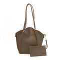 Flower Choco - Leftover women's handbag in choco by Bag X