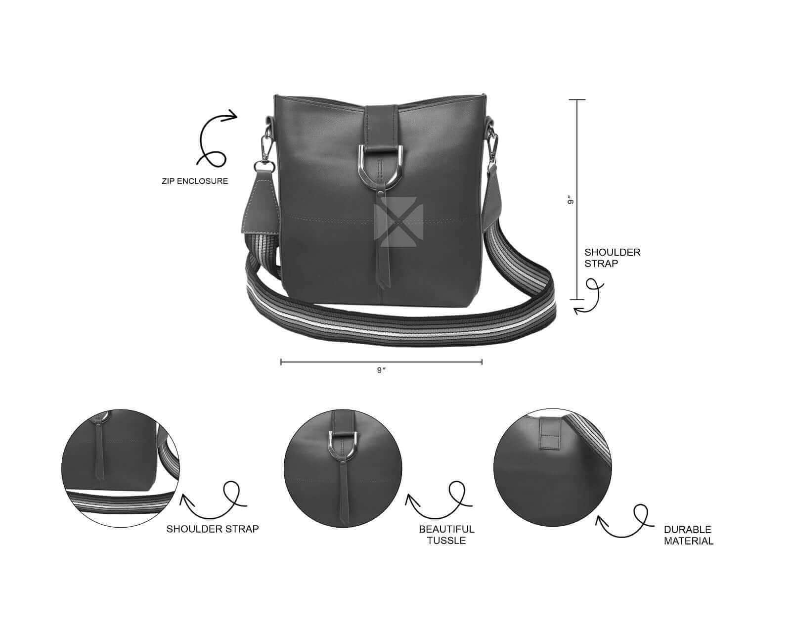 Bob Brown - Leftover women's crossbody bag in brown by Bag X