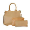 Vista 3 Pcs Beige women's handbag in beige by Bag X