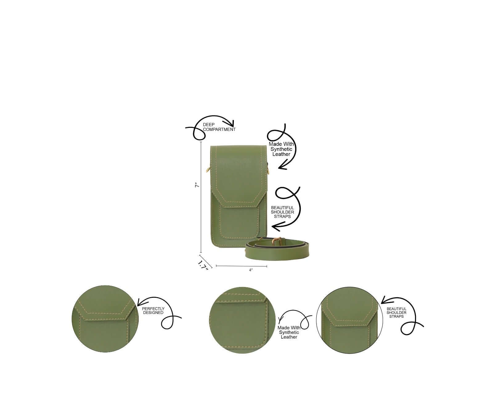 MOBO POUCH GREEN - Bag X