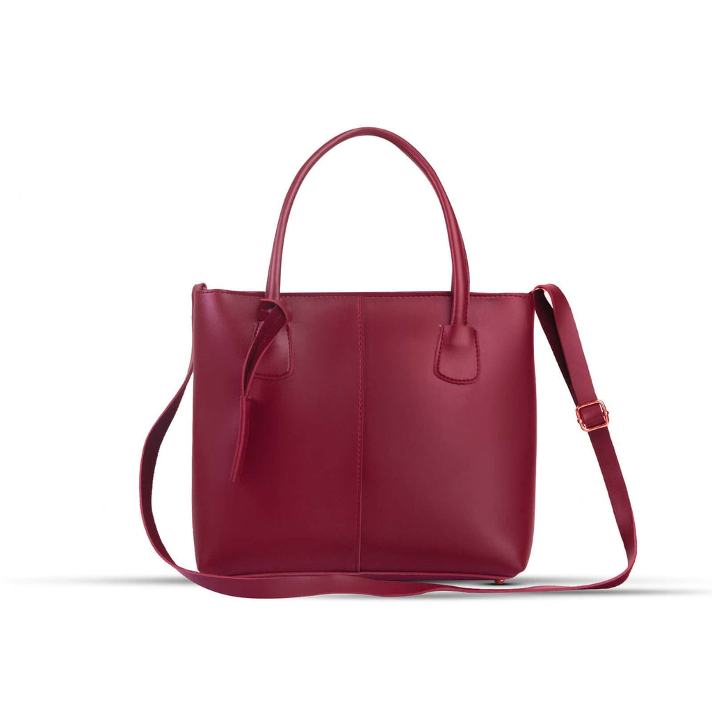 Dove Maroon women's handbag in maroon by Bag X