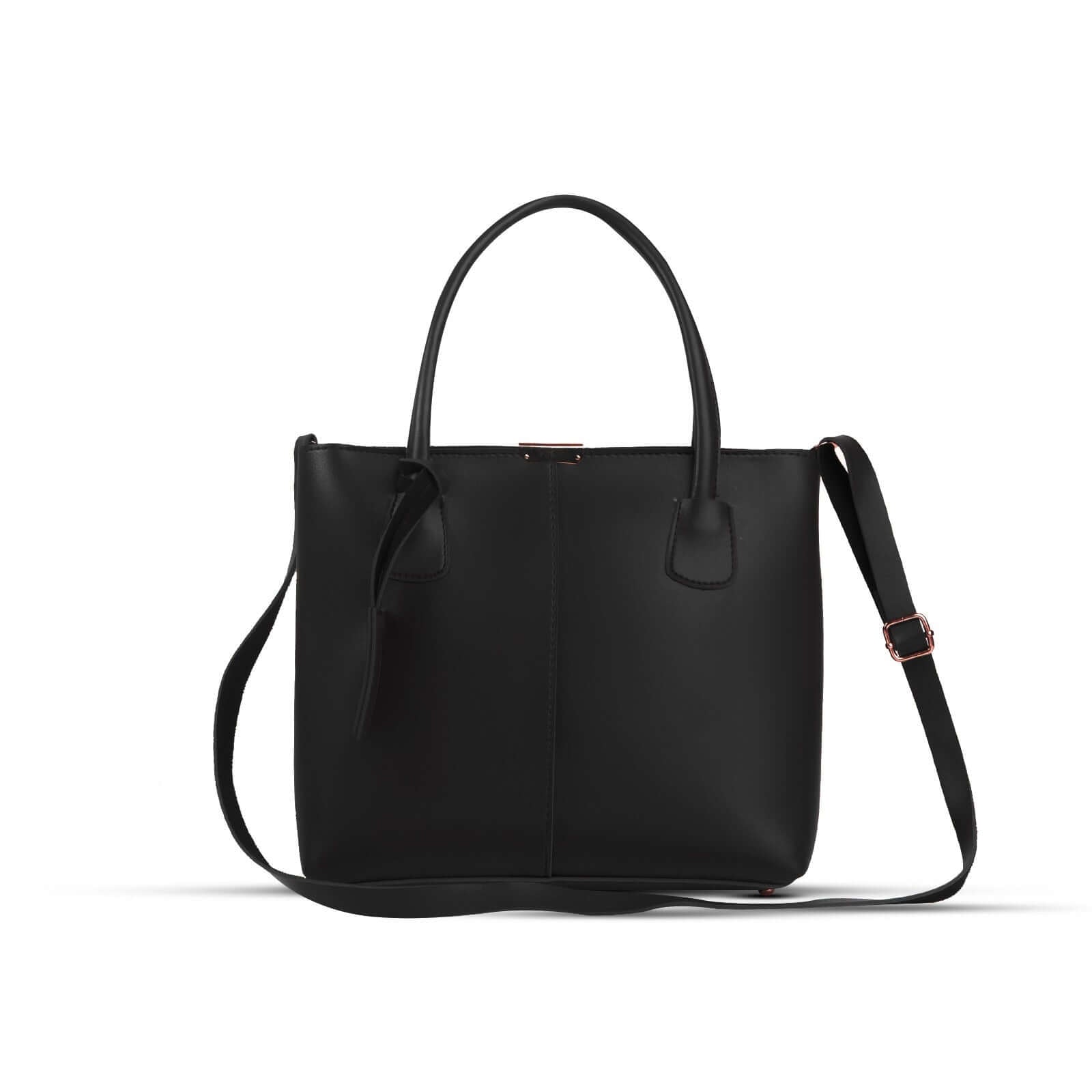 Dove Black women's handbag in black by Bag X