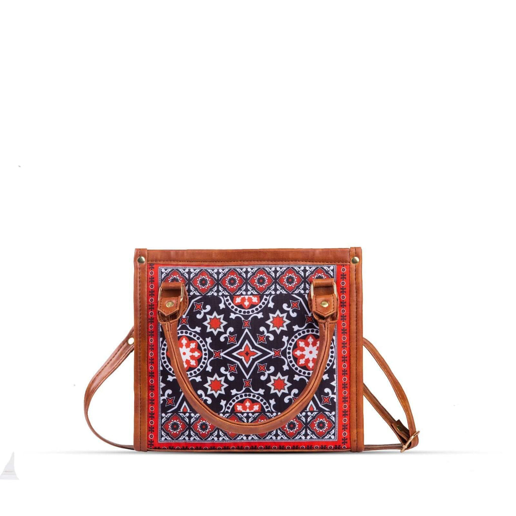 Ajrak Scarlet - Leftover women's handbag in classic by Bag X