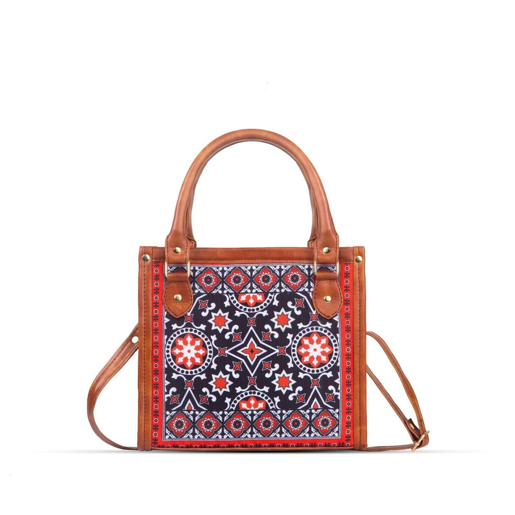 Ajrak Scarlet - Leftover women's handbag in classic by Bag X