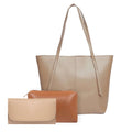 Nova 3 Pcs Beige women's wallet & clutch in beige by Bag X