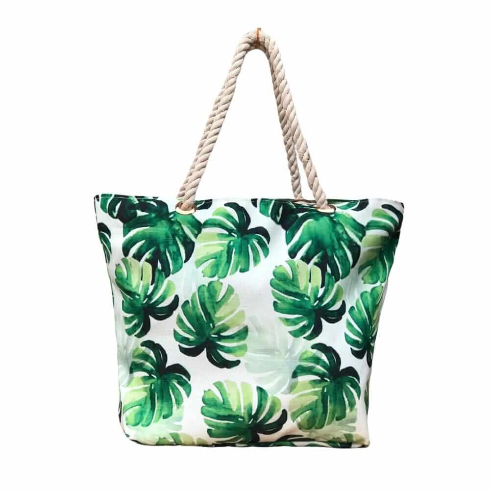 TROPICAL CANVAS TOTE - Bag X
