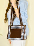Windsor Brown women's shoulder bag in brown by Bag X