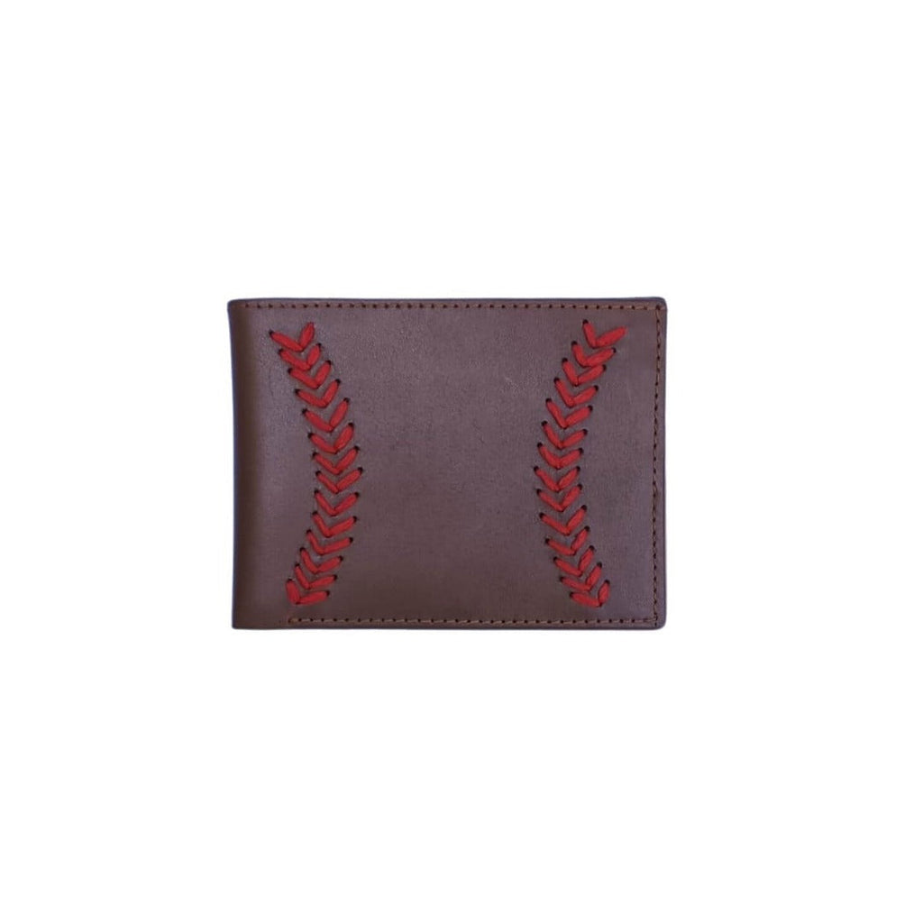 Leather Wallet Baseball Hand Embroidery women's wallet & clutch in classic by Bag X