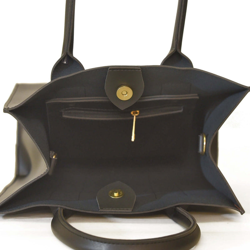 Alberta 3 Pcs Black women's tote bag in black by Bag X