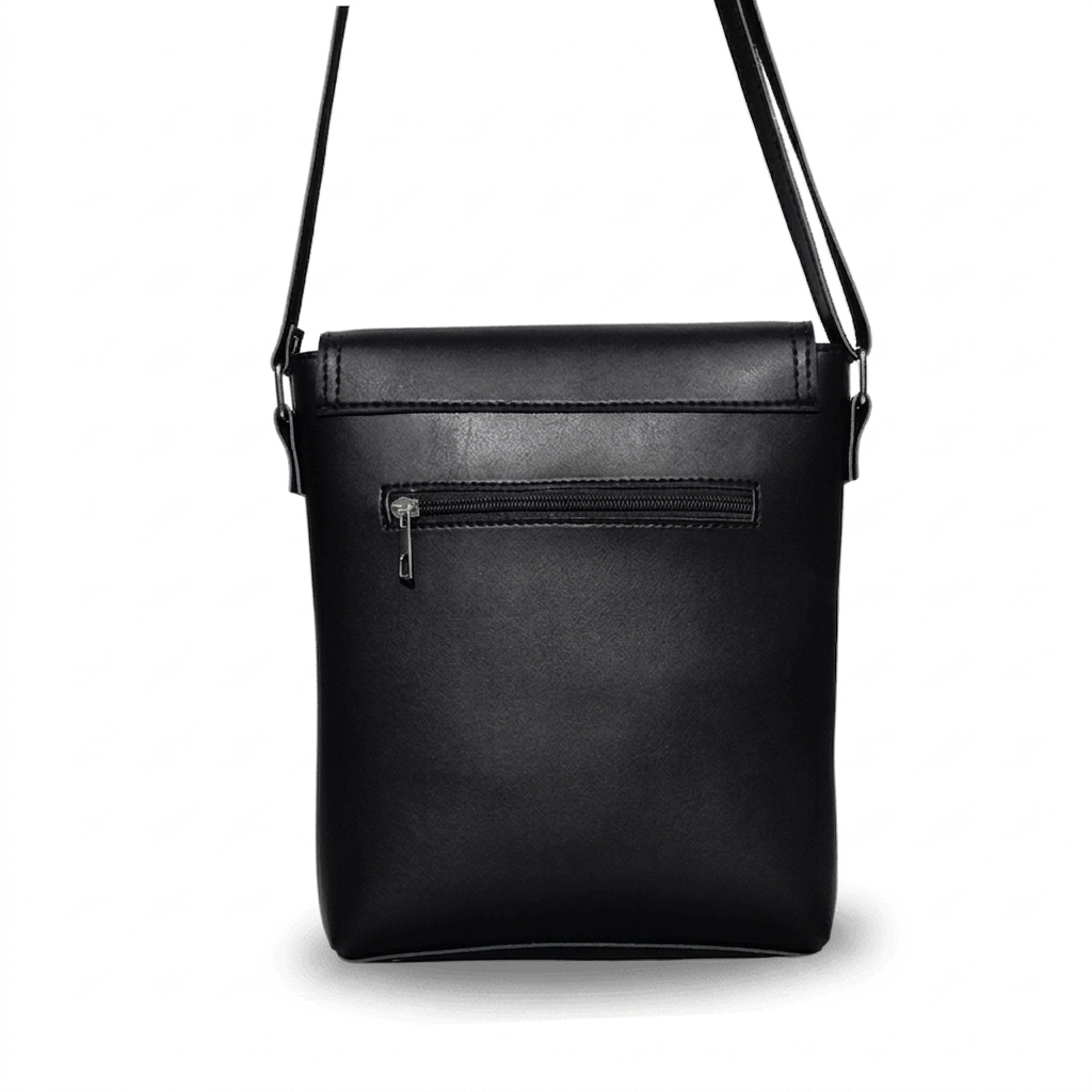 Alpha Black women's crossbody bag in black by Bag X