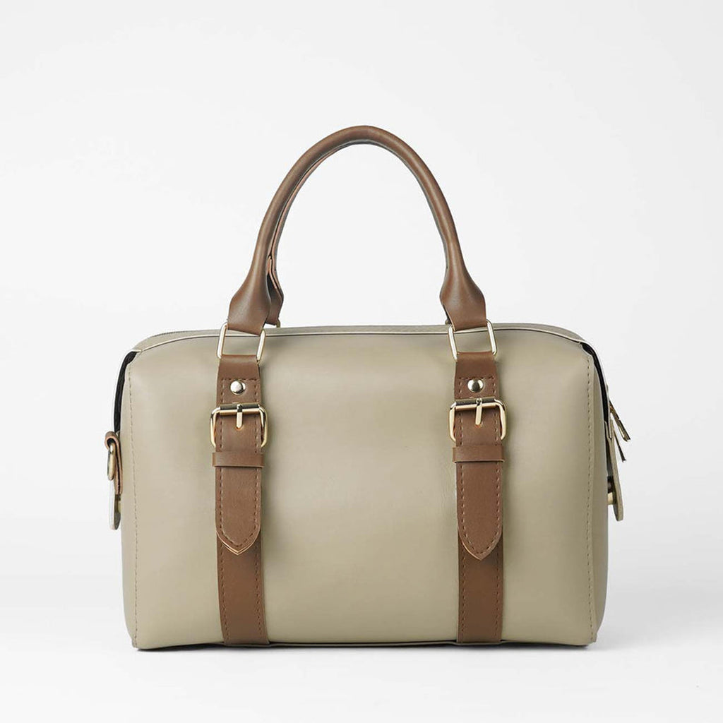 Twin Beige women's shoulder bag in beige by Bag X
