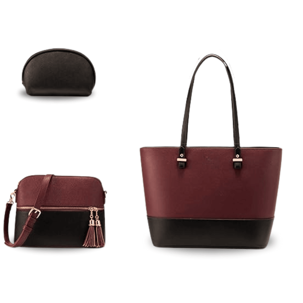 GRACE MAROON / BLACK - Bag X