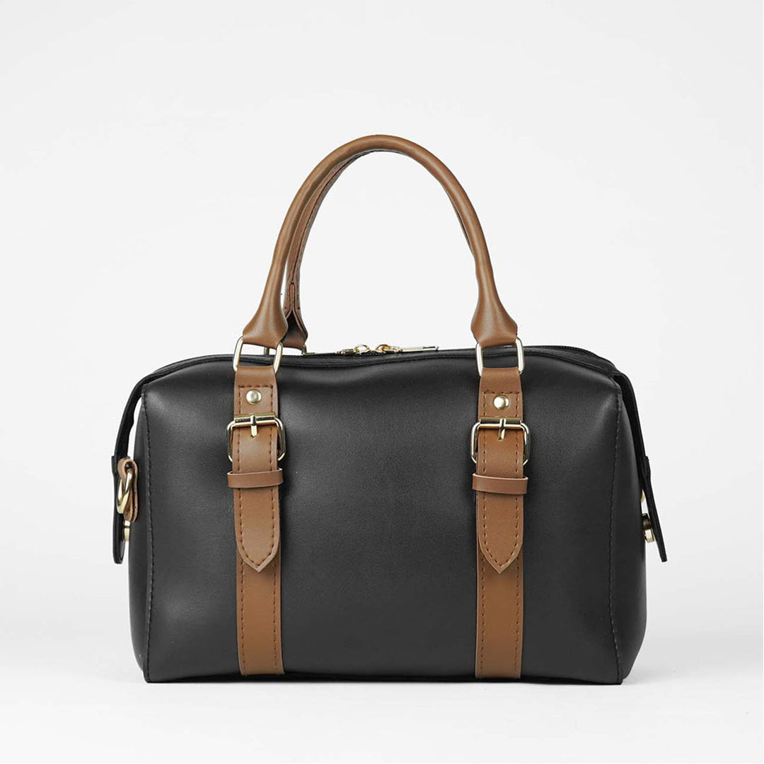 Twin Black women's shoulder bag in black by Bag X