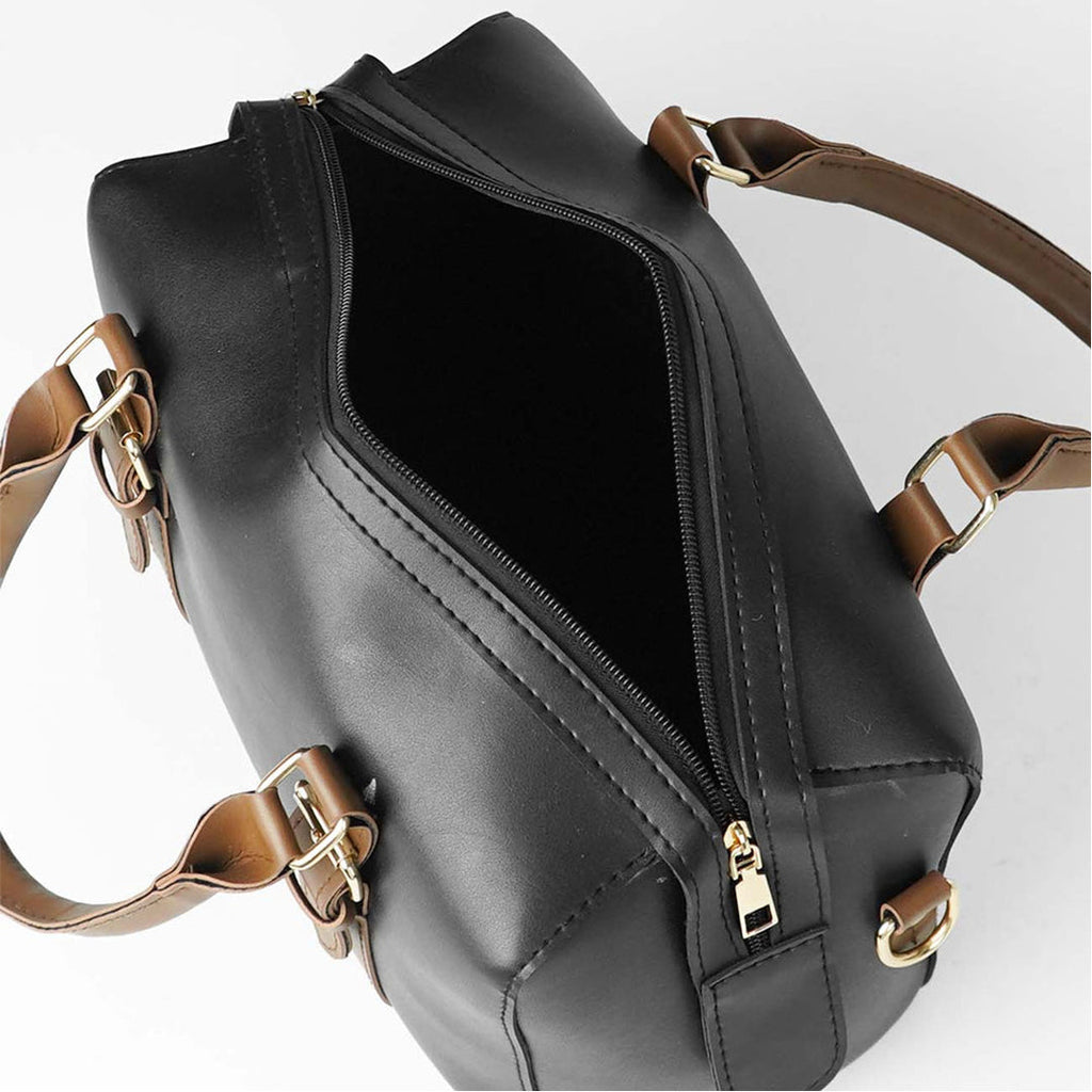 Twin Black women's shoulder bag in black by Bag X