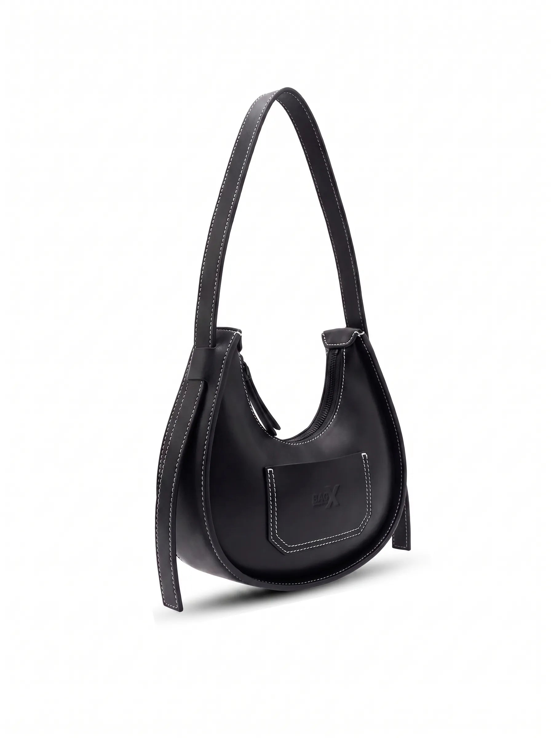 Eli Black women's shoulder bag in black by Bag X