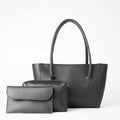 Luna Black women's shoulder bag in black by Bag X
