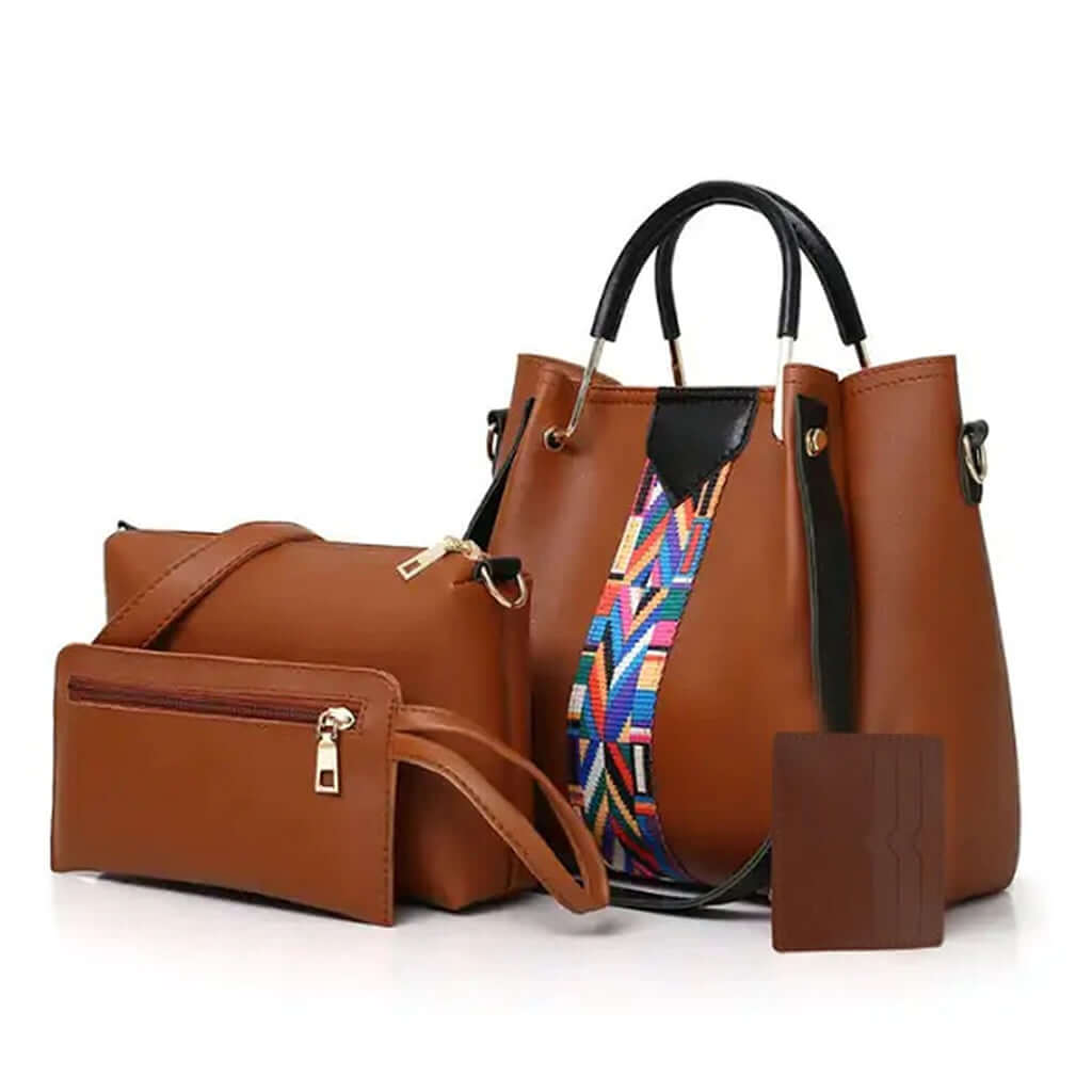 CAPRI 4 PCS BROWN - Bag X