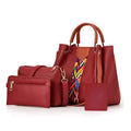 Capri 4 Pcs Maroon women's crossbody bag in maroon by Bag X