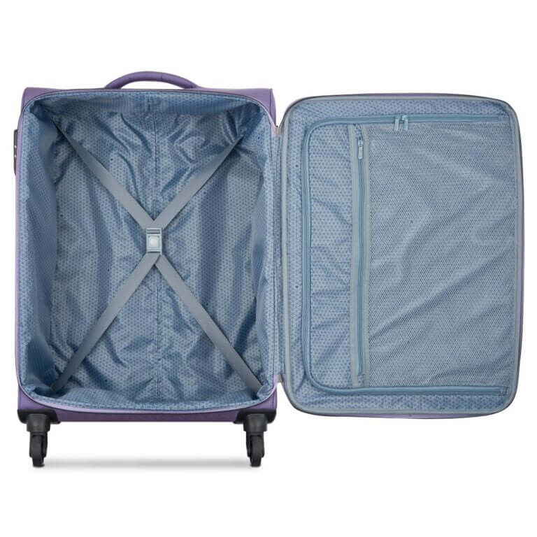 Delsey Paris Cuzco 4W Lavender Soft Suitcase - set of 3 - Bag X