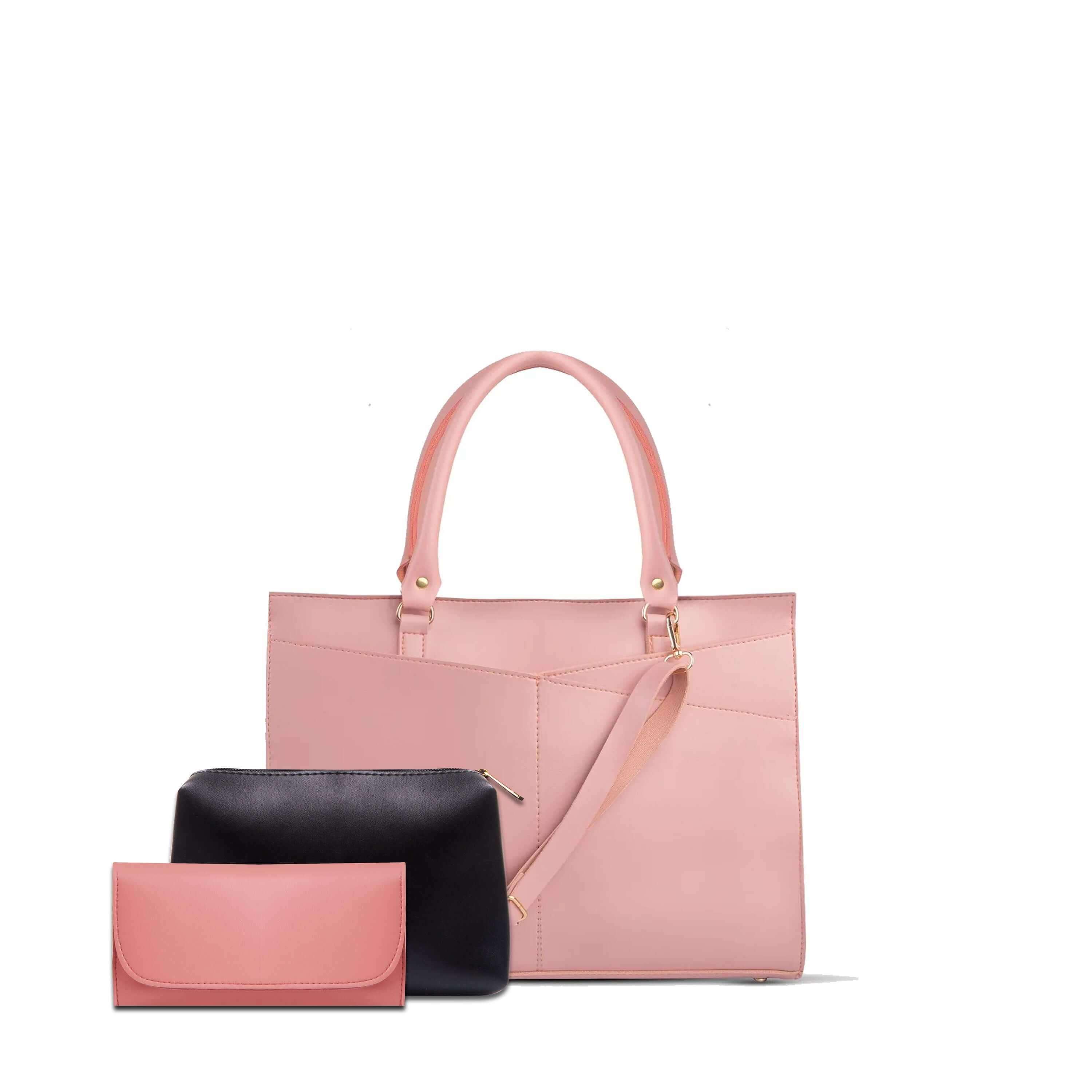 Daisy 3 Pcs Pink - Leftover women's crossbody bag in pink by Bag X