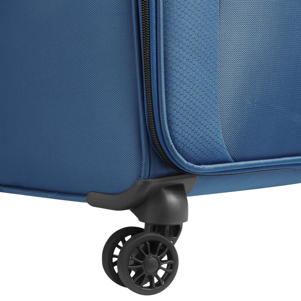 Delsey Caracas 4W Trolly Blue Expandable - Set of 3 - Bag X