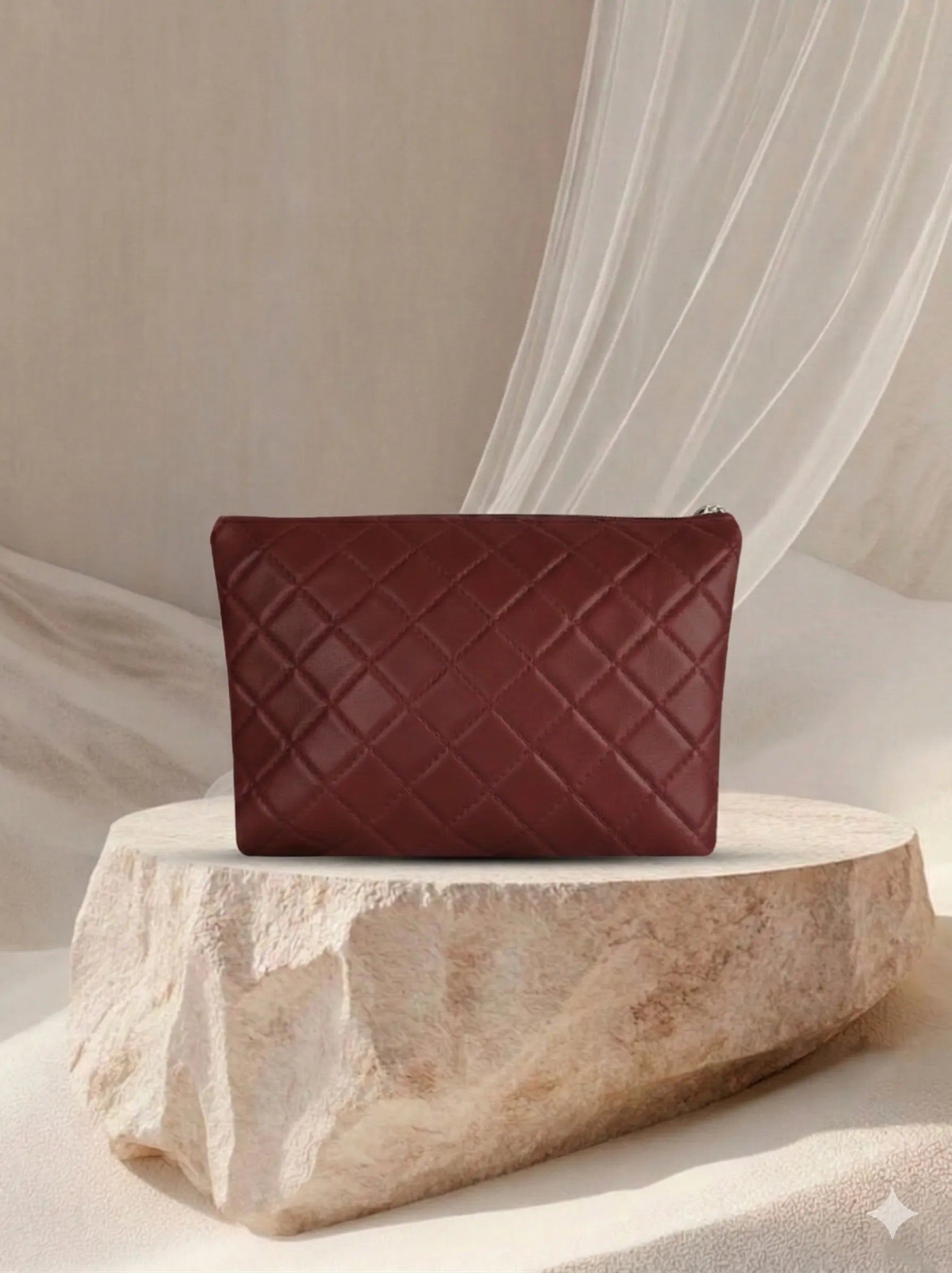 FIZZ MAKEUP POUCH MAROON