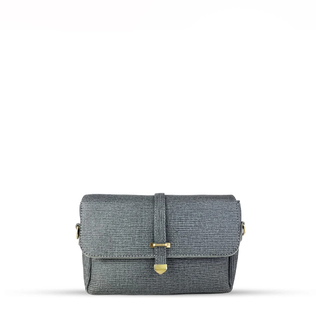Sparkle Grey women's shoulder bag in grey by Bag X