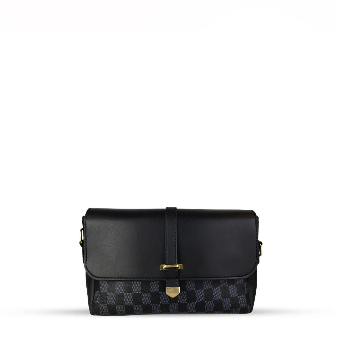 Sparkle Black women's shoulder bag in black by Bag X