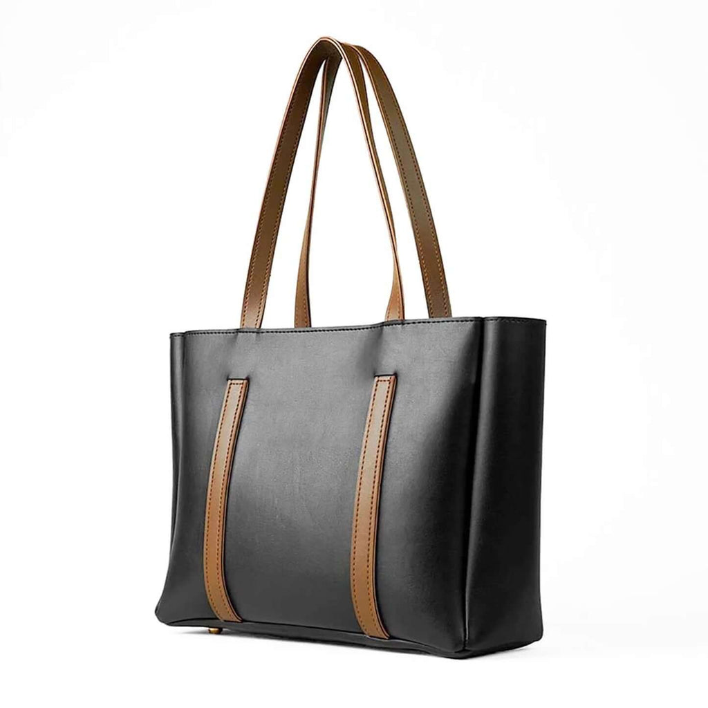Iris Black - Leftover women's tote bag in black by Bag X