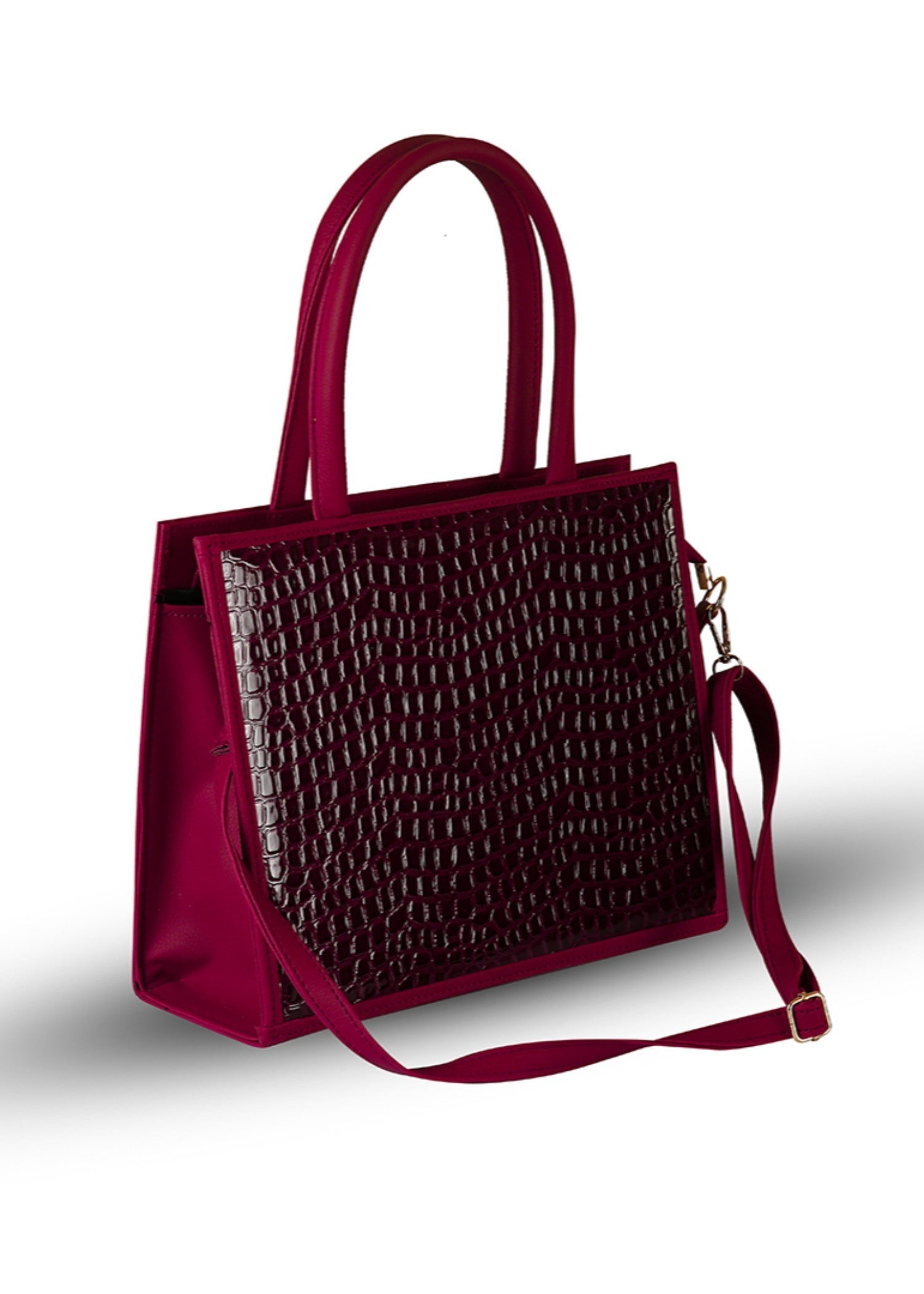 Kiara Maroon women's shoulder bag in maroon by Bag X