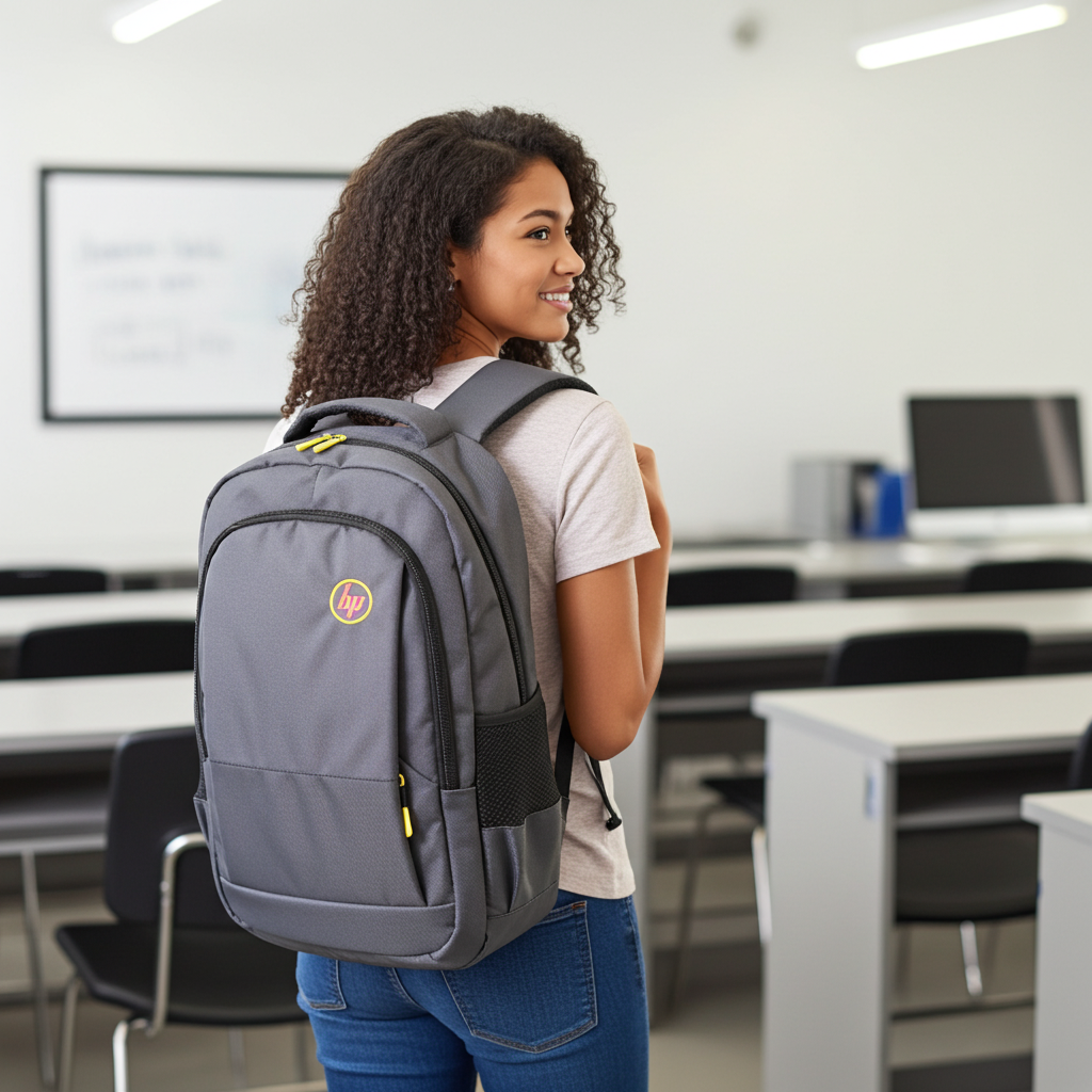Laptop Bag Aero Grey women's laptop & office bag in grey by Bag X