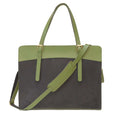 Olive Laptop Bag - Leftover women's laptop & office bag in olive by Bag X