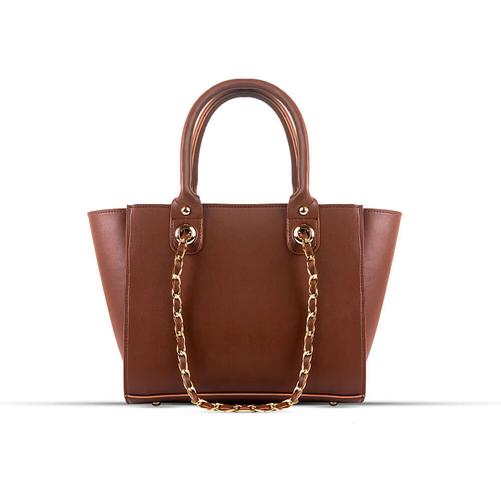 Plush Choco Brown - Leftover women's handbag in brown by Bag X