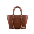 Plush Choco Brown - Leftover women's handbag in brown by Bag X