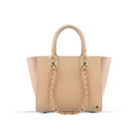 Plush Beige women's handbag in beige by Bag X