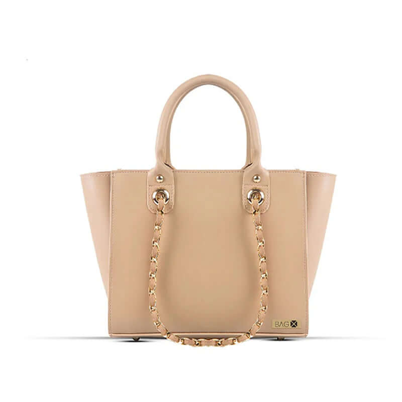 Plush Beige women's handbag in beige by Bag X