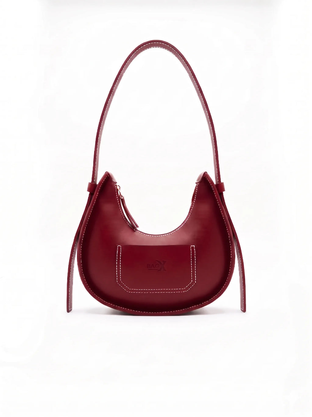 Eli Maroon women's shoulder bag in maroon by Bag X