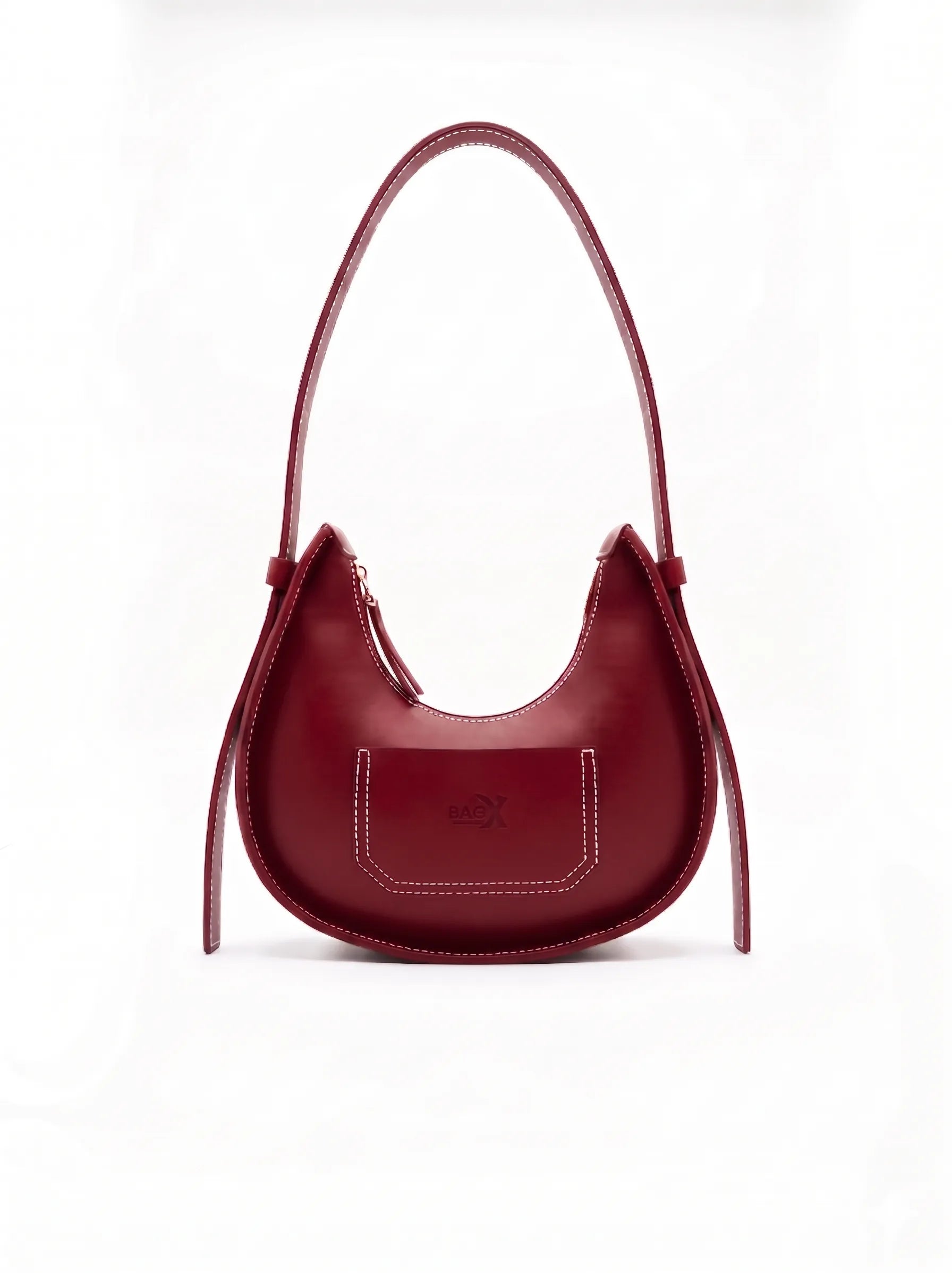 Eli Maroon women's shoulder bag in maroon by Bag X