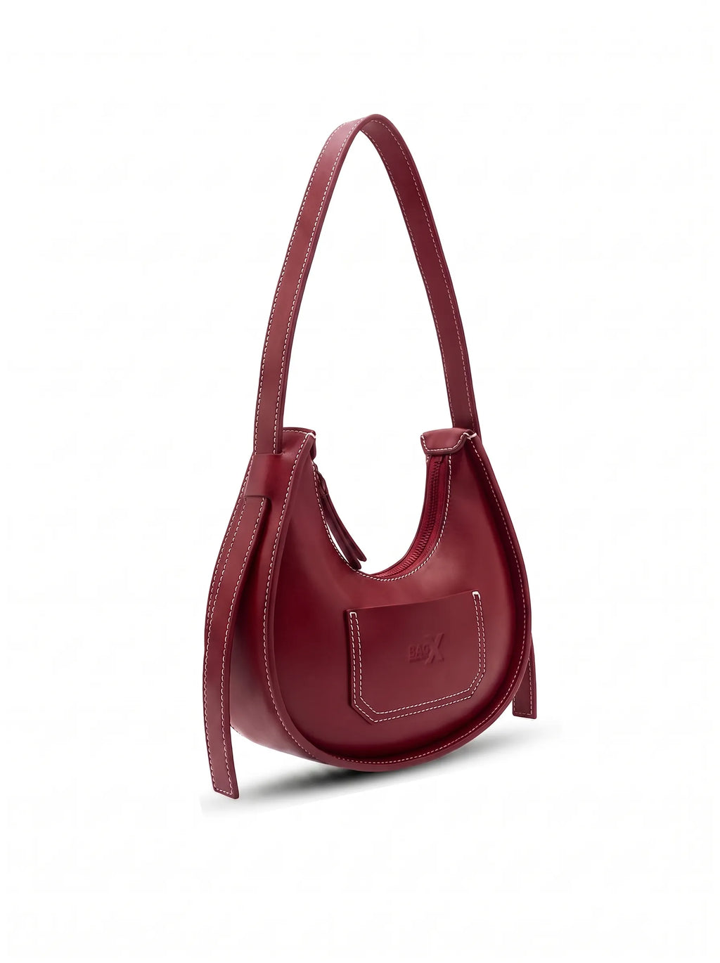 Eli Maroon women's shoulder bag in maroon by Bag X
