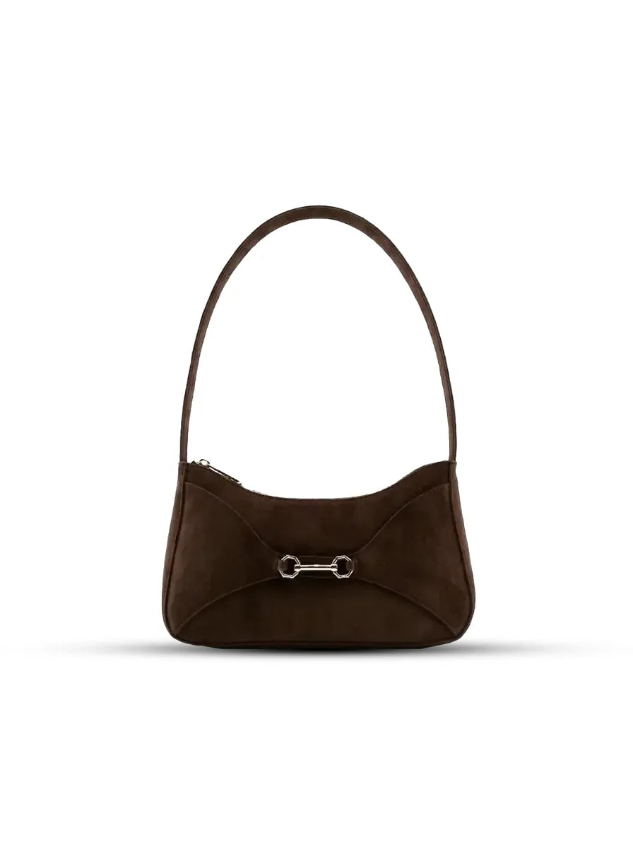 Derby Brown women's shoulder bag in brown by Bag X