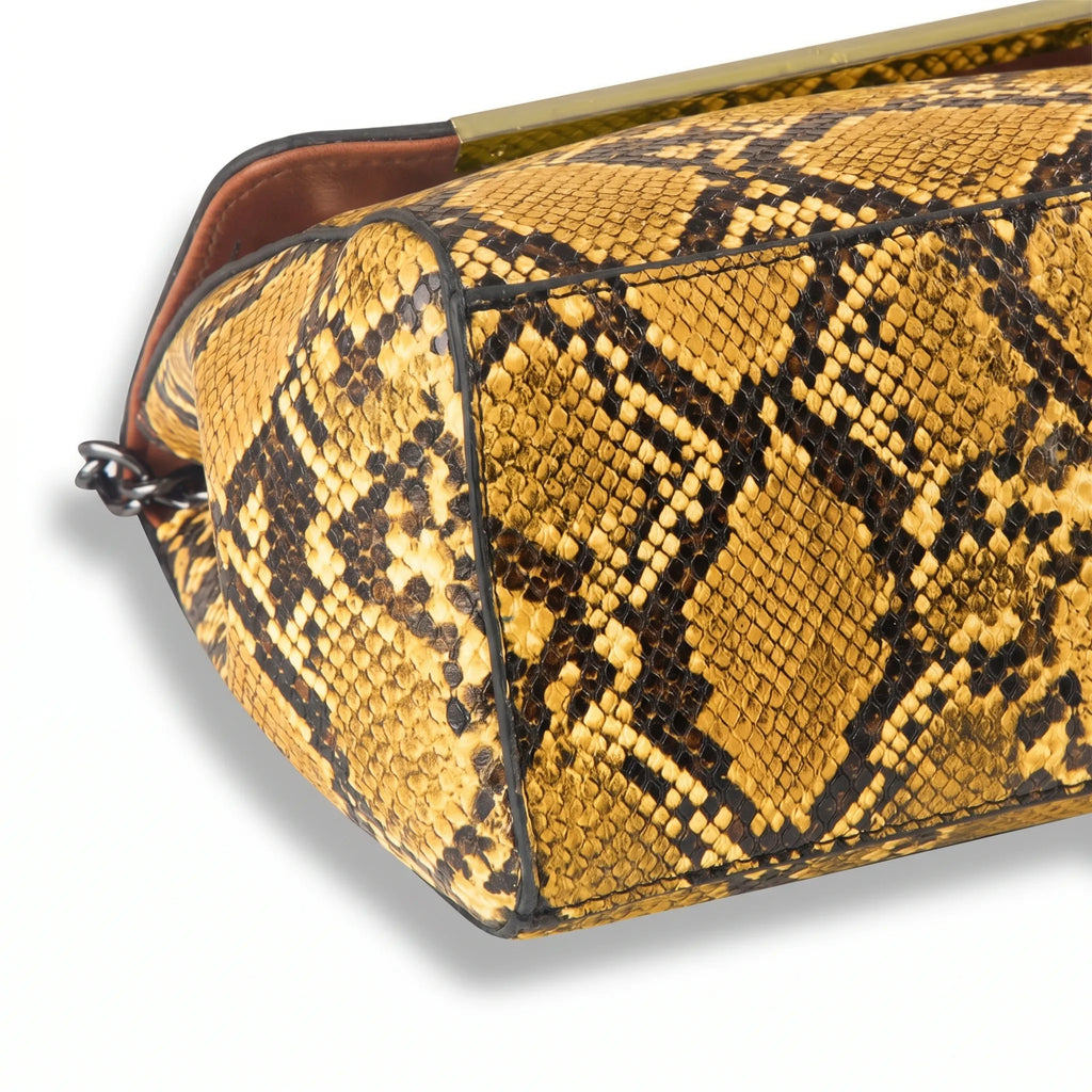 Venom Yellow women's crossbody bag in yellow by Bag X