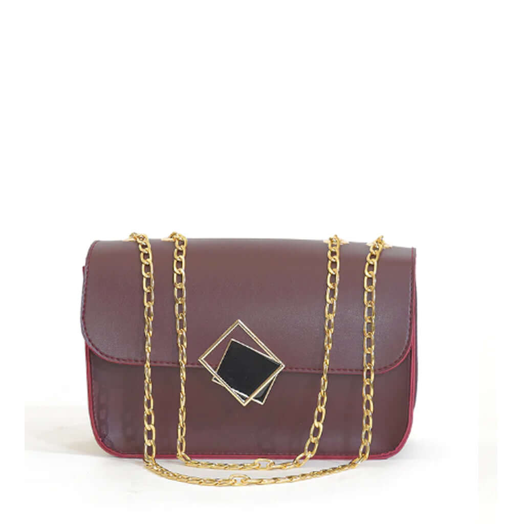 Vivo Maroon women's shoulder bag in maroon by Bag X