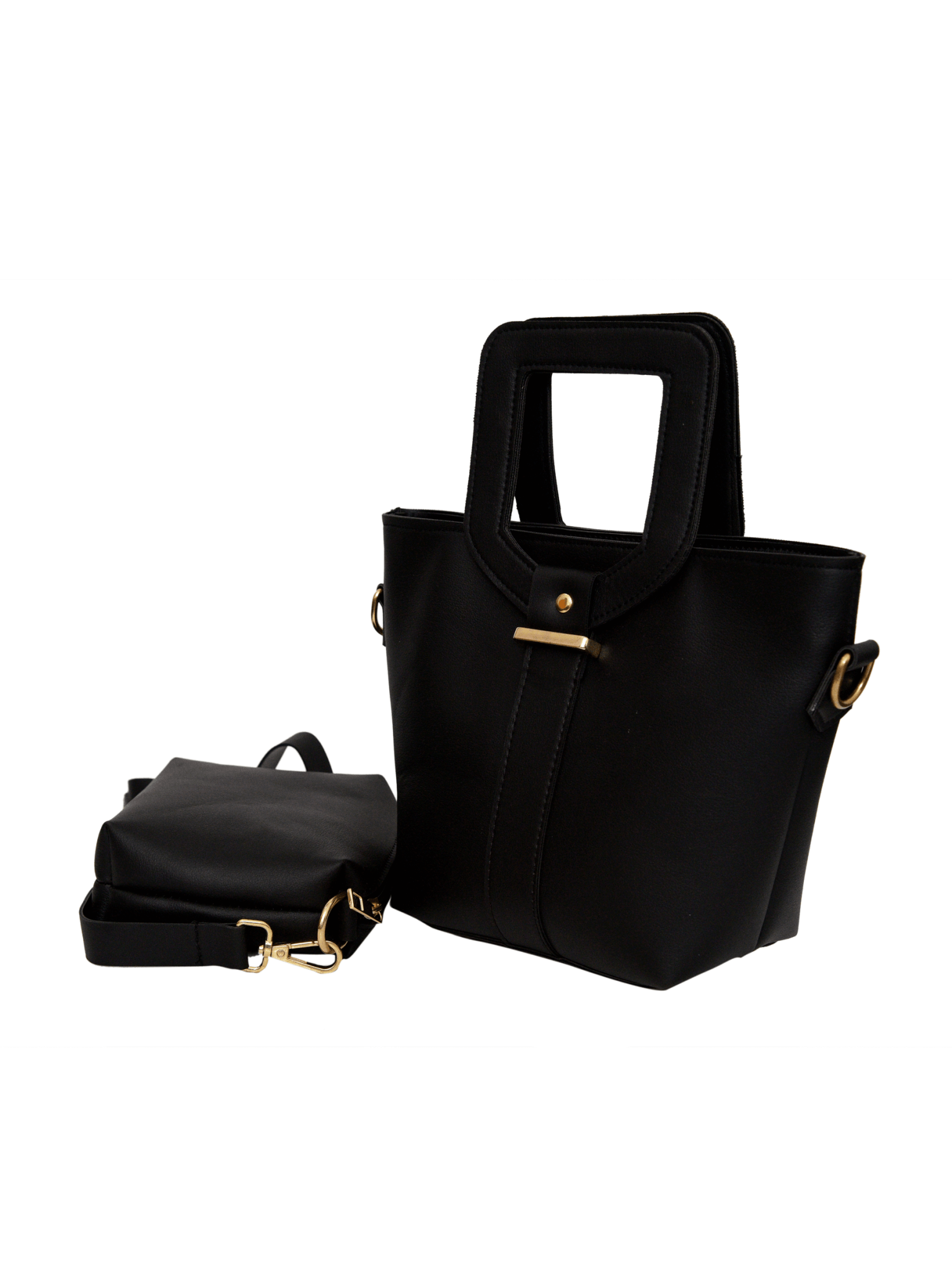 Voyage Black women's shoulder bag in black by Bag X