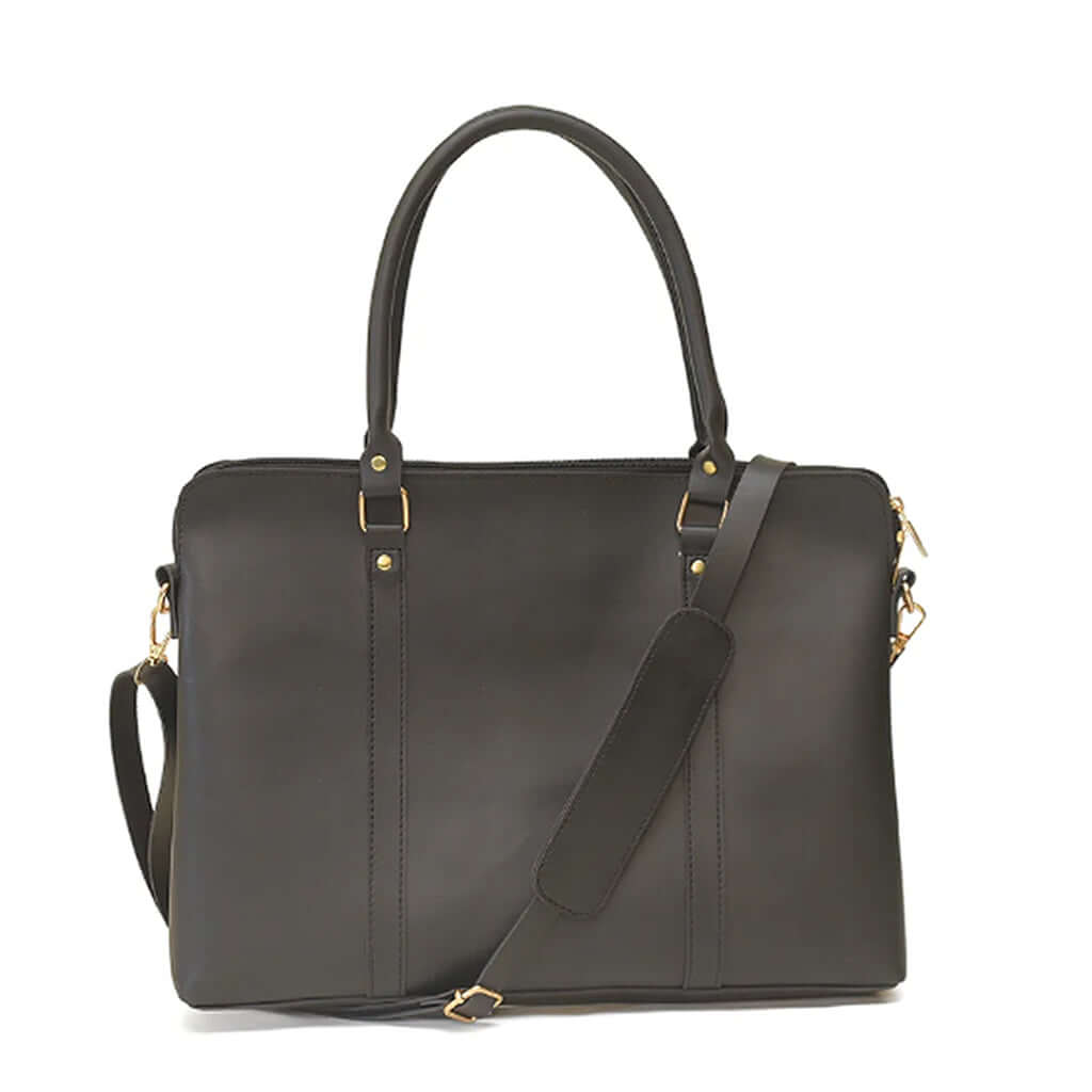 Xerox Black women's laptop & office bag in black by Bag X